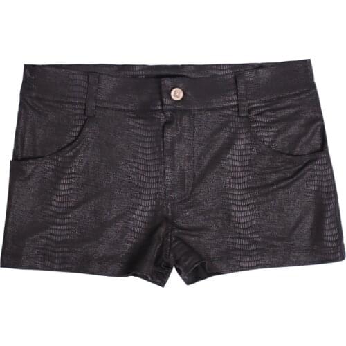 Male Leisure Bike Shorts New Thin Men Cotton Yarn Crocodile Skin Texture Tight Boxer Shorts Sex Appeal Straight Foot Beach Pants