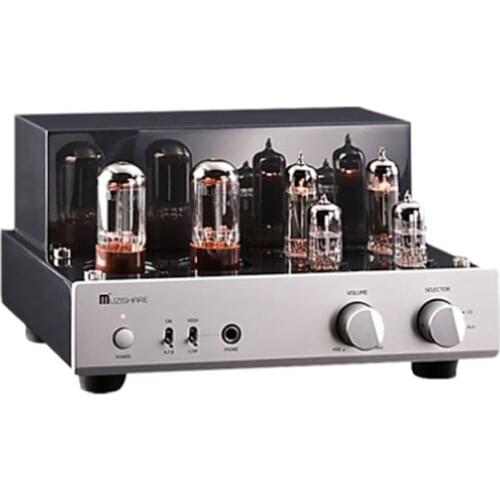 MUZISHARE X3T double bile rectifier Class A 6P14 tube power amplifier, output: 5W+5W, harmonic distortion