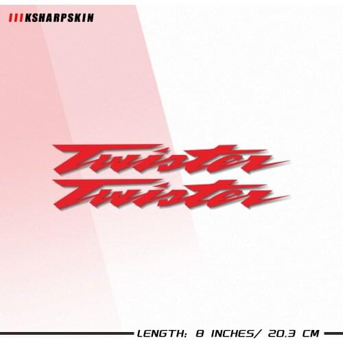 Stickers Motorcycle bicycle fuel tank sticker wheel helmet MOTO waterproof reflective logo decal For HONDA TWISTER twister