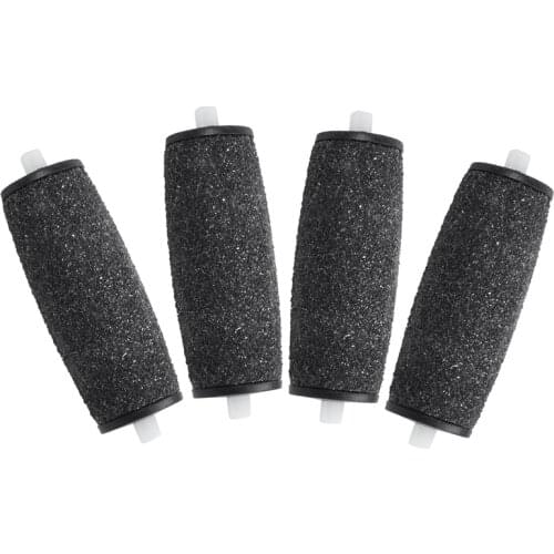 4Pcs/Lot Replacement Roller Heads For Velvet Smooth Electric Foot File Pedicure Machine Dead Skin Callus Remover Foot Care Tool