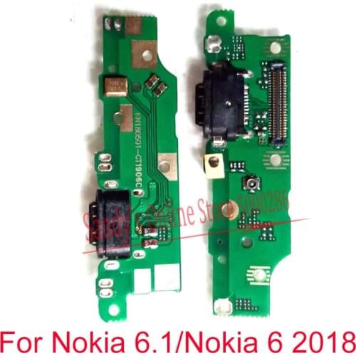 New USB Charging Port Board Dock Connector Flex Cable For Nokia 6.1 / Nokia 6 2018 Charger Charge Port Flex Cable Repair Parts
