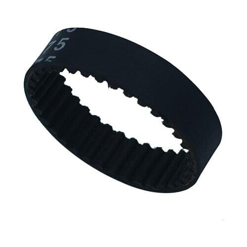 Black Rubber HTD 5M Type Closed Loop Timing Pulley Belt 5mm Picth 375-435mm Length 15/20/25mm Width Synchronous Belt