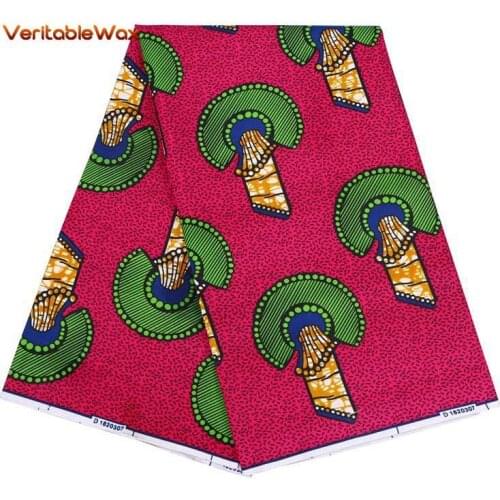Ankara African prints patchwork textile fabric 100% polyester real wax sewing dress DIY craft tissu breathable pagne FP6164