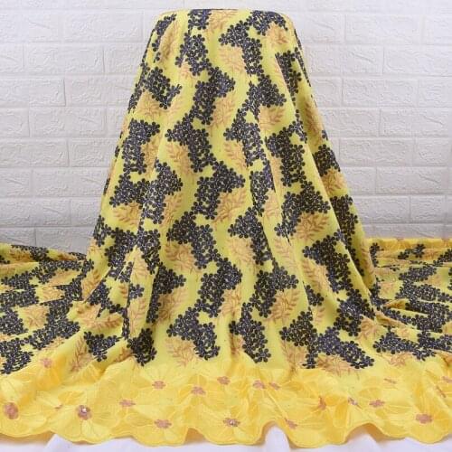 Zhenguiru High Quality African Lace Fabric Embroidery Bright Diamond French Lace Fabric Nigeria Fabric For Wedding Dress A1945