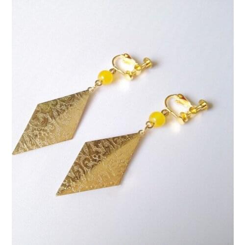 Game Touken Ranbu Online Kashuu Kiyomitsu Earring for Women Ear clip Jewelry Pendants Cosplay Accessories