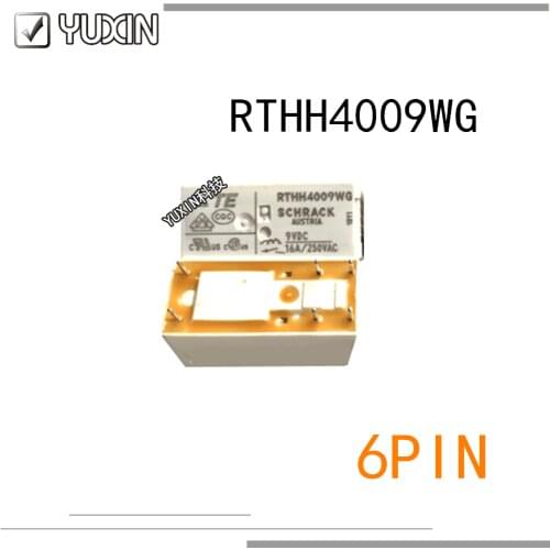 2PCS/LOT 100%Original&New Relay RTHH4009WG RTHH4009WG-9VDC RTHH4009WG 9V 6PIN 16A