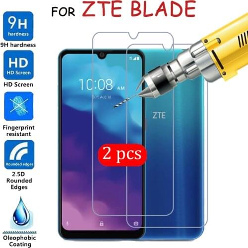 2Pcs Explosion Proof Glass For ZTE Blade A7 A5 2020 Protector Screen Tempered Glass ZTE Blade A7s A7 Prime Cover Protective Film