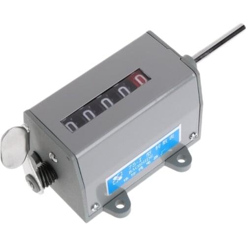 2020 New 75-I Mechanical Resettable 5 Digits Display Rotary Revolution Counter 350 R/Min