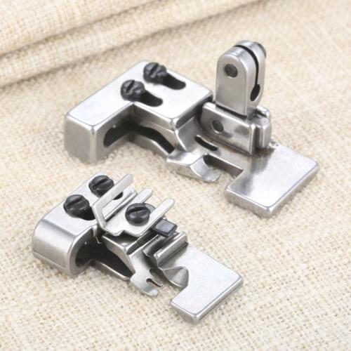 4/5 Line Industrial Sewing machine Curling Wrinkle Presser Foot 700 747 SIRUBA Pegasus Pressure Crimping Discount DIY Tools