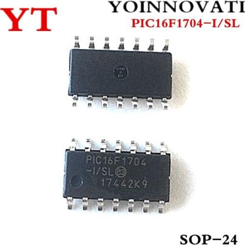 5PCS/lot PIC16F1704-I/SL IC MCU 8BIT 4K FLASH 14SOIC PIC16F1704-I 16F1704 PIC16F1704