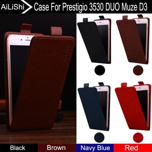 AiLiShi For Prestigio 3530 DUO Muze D3 Case Up And Down Vertical Phone Flip Luxury New Leather Case Phone Accessories Tracking