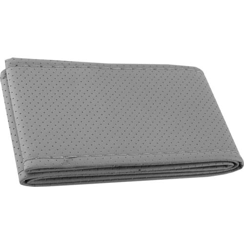 Car Steering Wheel Cover Pu Direction Handlebar Cover Non-Slip Handlebar Set