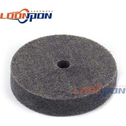 2Pcs 125mm Nylon Fiber Wheel 16mm Bore Polishing Buffing Buffer Pad Grinding Disc Wheel Abrasive Tool Thickness 25mm 9P