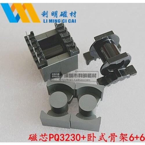 Ferrite core PQ3230 horizontal frame 6+6 supporting core frame PQ3230 core PC40 material