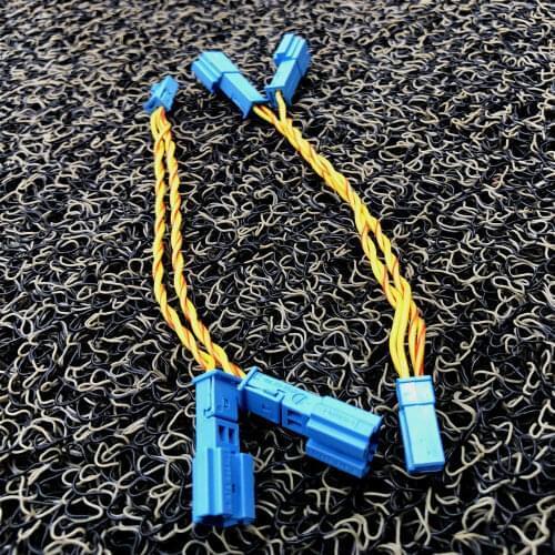 2pcsCar front door speaker cable For BMW F10 F11 F15 F25 F30 G30 F32 G11 G01 E90 E70 series horn wire tweeter line thread string