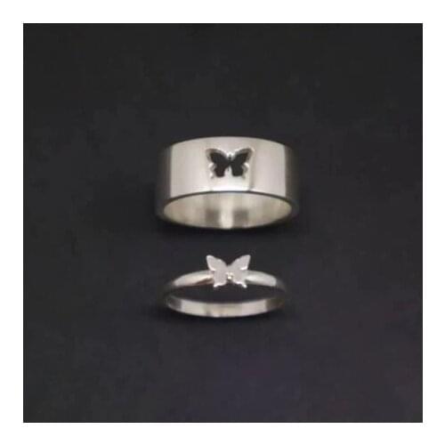 Butterfly Ring High Quality Couple Ring Lovers Ring Gif for lover YLQ7102