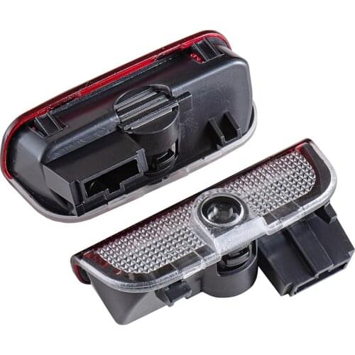 2pcs LED Car Door Light Courtesy Light For Skoda Superb 2 MK2 Superb 3 Car Door Signal Lamp Welcome Light Logo Projector Lamp