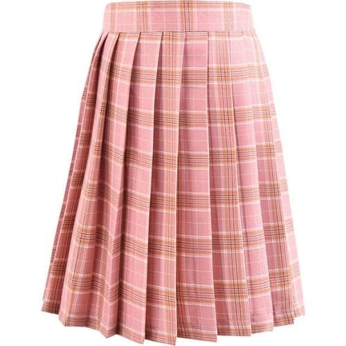 Hot Japanese Korean Version Short Skirts School Girl Pleated Half Skirt School Uniform Cosplay Student Jk Academy 17 Colors 5xl