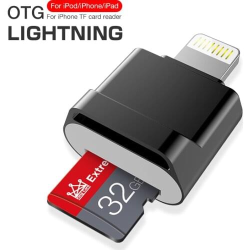Mini micro sd Card reader OTG Usb Flash Drive 16GB/32GB/64GB/128GB For Iphone Ipad Tablet phone lightning Pen Drive Usb Stick