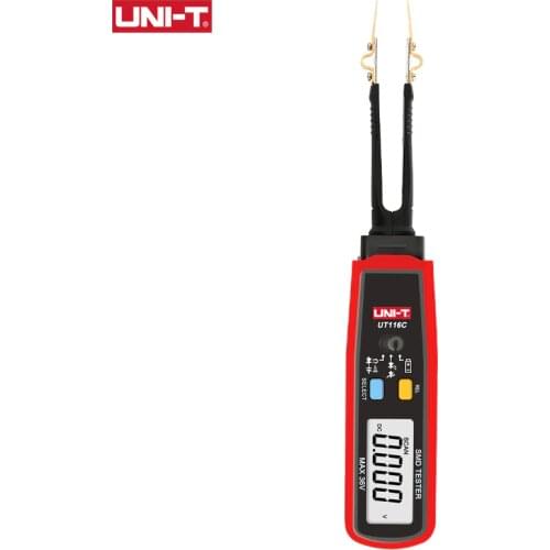 UNI-T UT116A UT116C SMD Multimeter Tester 36V DC Voltage Meter Resistance Capacitance Zener Diode DCV Continuity Battery Tester