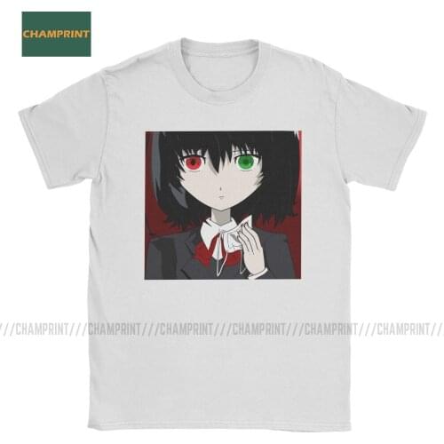 Men Misaki Mei Another T Shirt Kouichi Sakakibara Manga School Akazawa Cotton Clothes Fun Short Sleeve Tee Shirt Summer T-Shirt