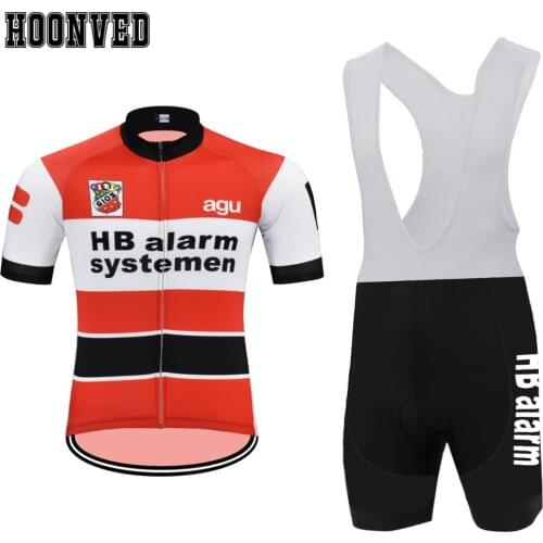 Tour de Spain Go Pro Man gules cycling Jersey Short sleeve set Triathlon Mtb Bib Shorts 9D Gel Pad Road ropa ciclismo hombre