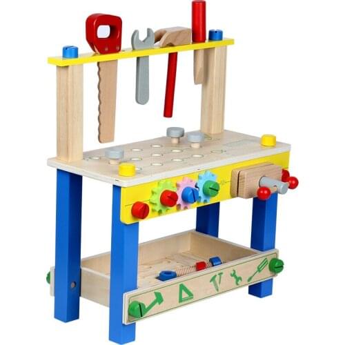 Model kit Childrens disassembly toy Wooden Luban chair toy multi-function disassembly Kit tool table nut juguetes brinquedos