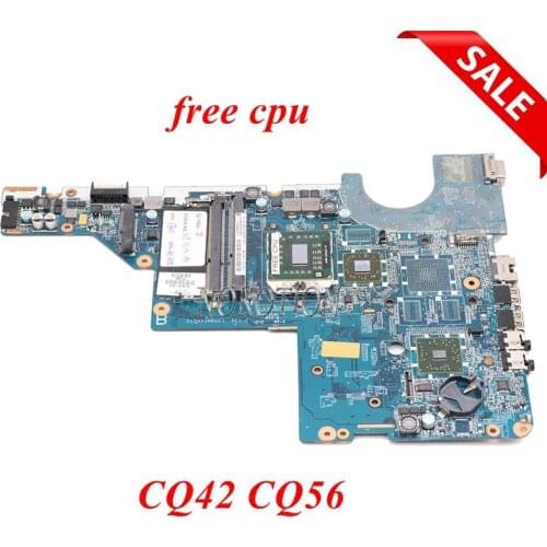 NOKOTION 623915-001 for HP Compaq CQ42 CQ56 laptop motherboard da0ax2mb6e1 Mainboard Motherboard Socket S1 Free cpu
