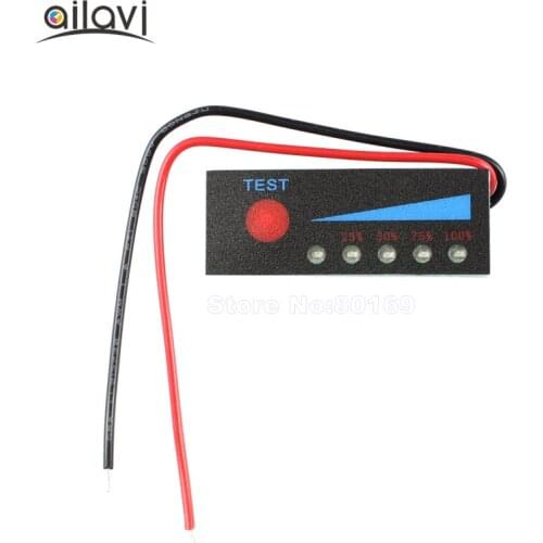 1S 3.7V Lithium Polymer Battery Tester LED Indicator Remaining Power Percentage Smart Battery Display Board