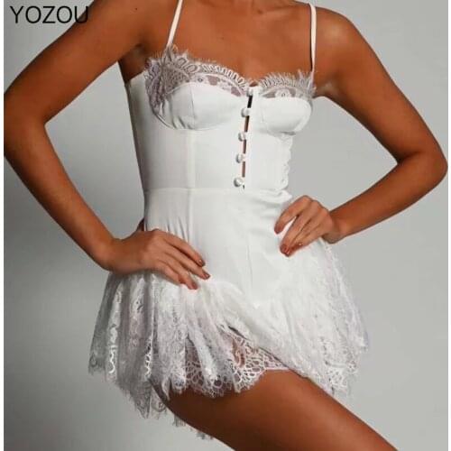 YOZOU White Summer Dresses