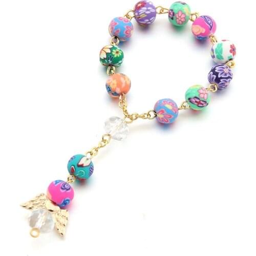 10pcs Baby Shower Baptism Gift Bracelet Christening Favor Return Gift Girl Boy Party Favor Cute Giveaway Souvenir