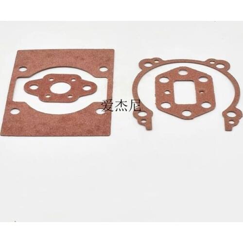 2SET GASKET SET FOR ZENOAH G4L G4LS ENGINE CARBUERTOR CRANKCASE CYLINDER CARB GASKETS REPL. KOMATSU PARTS