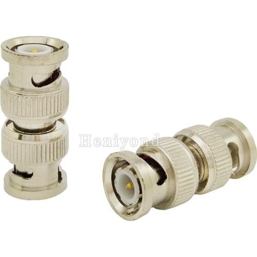 5pcs BNC Male to male Coupler Adapter Connector Coax Cable Female Connector Adapter F/M Coupler for CCTV Camera