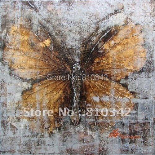 Abstract paintings,free shipping,ornament,butterfly,oil painting for bedroom U2ABT337