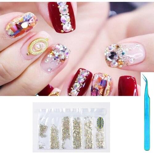 EFERO Rhinestones For Nails