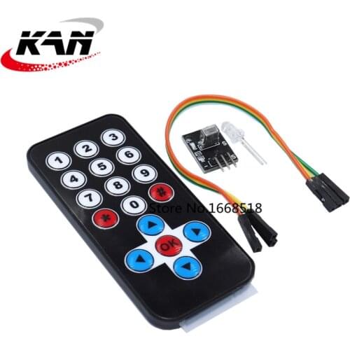 1LOT Infrared IR Wireless Remote Control Module Kits DIY Kit HX1838 For Arduino Raspberry Pi
