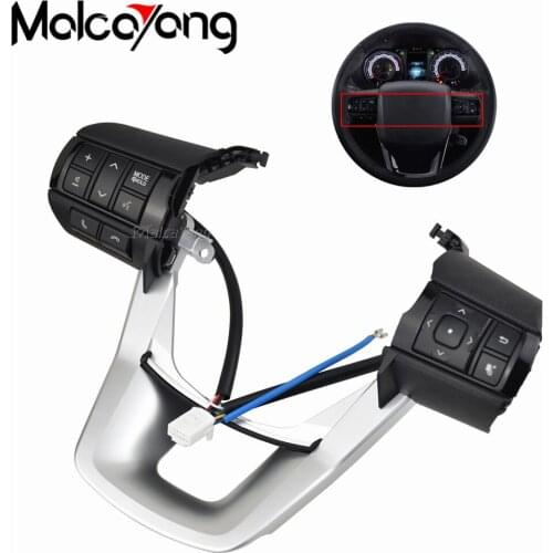 Car -styling buttons For Toyota Hilux Revo Rocco Fortuner 2015-2020 Multi-function Car steering wheel control buttons