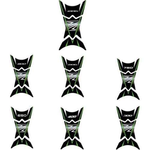 Motorcycle 3D Z Emblem Tank Pad Protective Decal Sticker For Kawasaki Z1000 Z900 Z800 Z750 Z650 Universal Sticker