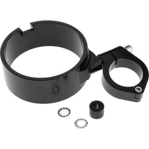 Motorcycle Speedometer Rings Bracket Side Mount Relocation Clamps, CNC Aluminum Fits for Harley 1993-2005, Easy to Install