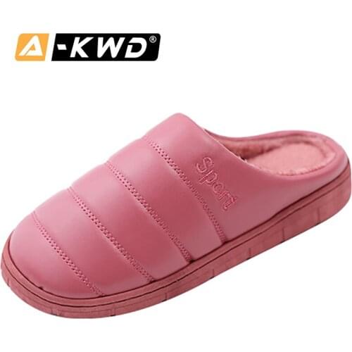 New Fashion Warm House Shoes Men Sleepers Shoes Men Sapatillas Hombre Pu Leather Sneaker Slippers Mens House Slippers Shoes Home