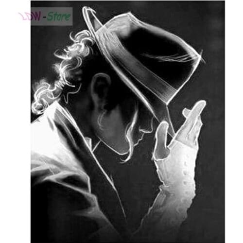 Full Square/round 5D DIY Diamond Embroidery Michael Jackson Diamond Painting Cross Stitch Rhinestone Mosaic decoration NEW191