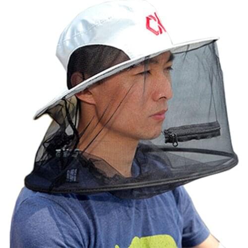 Smart Kingfisher Summer Sunshield Anti-mosquito Hat Sunshade Cap Breathable Outdoor Sports UV protection Fishing Hunting Hiking
