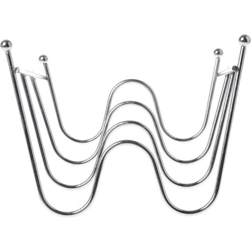 Three-Layer Metal Pot Lid Rack Cutting Board Shelf Dish Holder Kitchen Organizer