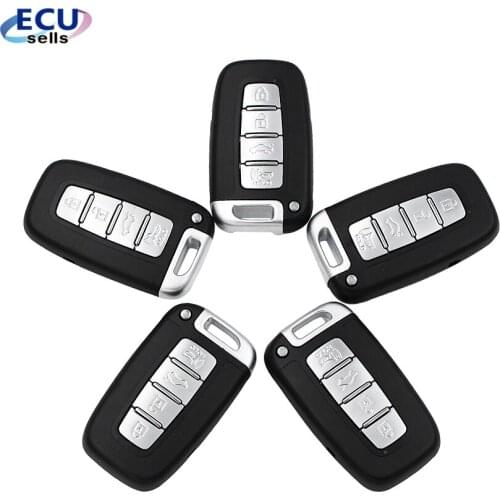5PCS X 4BT Smart Remote Key 433Mhz ID46 For Kia Forte Soul Rio Borrego Sorento Optima Hyundai I30 IX35 Sonata Genesis Equus Velo
