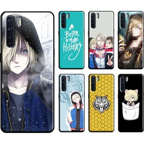 YURI!!! on ICE Yuri Plisetsky Cover For OPPO A91 A72 A52 A15 A83 Reno 4 Pro 2 Z A3S A5S A1K F7 A9 A5 A31 A53 2020 Case