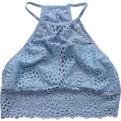 Women Lace Floral Camis Fashion Hollow Sleeveless Crop Top Solid Color Strap Camisole Summer Casual Tops 4Colors Plus Size S-XL