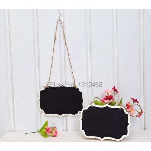 10pcs/lot 17*12cm Mini Blackboard Cute Chalkboard With String Wedding party christmas Decoration HB03