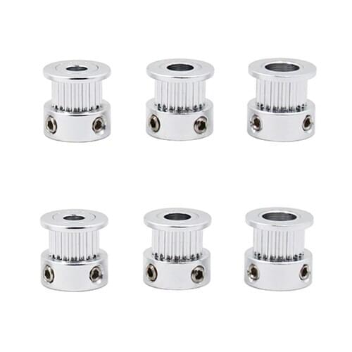 1Pcs Aluminum GT2 7mm Width 26 Tooth Teeth 2GT Timing Drive Pulley Pully Wheels Gear For 3D Printer Bore=8mm