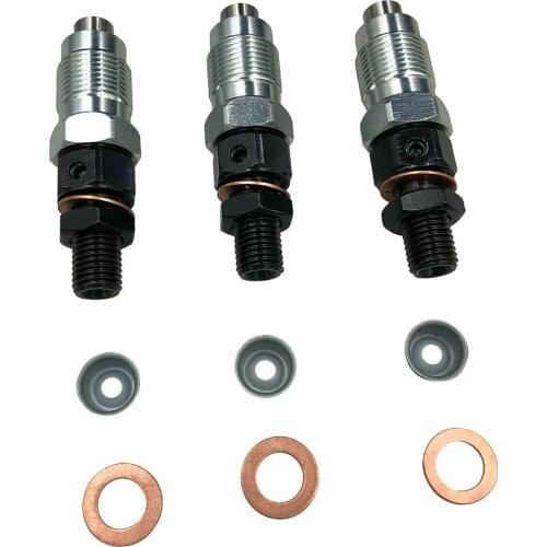 3PCS Fuel Injectors H1600-53000 16001-53002 16001-53000 For Kubota D722 D782 D902 Z402 Z482 Z602 Engine G2160 G1800