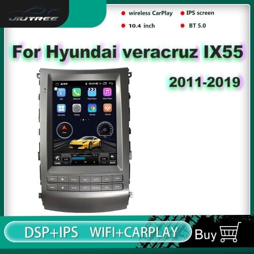 2 din Android vertical Tesla screen Car GPS multimedia radio for HYUNDAI VERACRUZ IX55 2008-2012 navigation player DVR Carplay